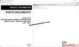 Agco Allis Parts Books [2021] South America SA