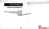 Agco New Idea NA [01.2021] Parts Books & Workshop Service Manuals