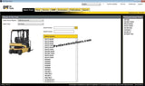 Caterpillar Forklift Truck MCFE – Europe 11.2024 Parts Catalog
