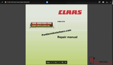 Claas Workshop Manual, Parts and Service Manual