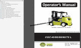 Clark Forklift Operator’s Manuals [11.2020] PDF