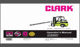 Clark Forklift Operator’s Manuals [11.2020] PDF