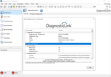 DiagnosticLink software interface on a computer screen