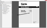 Genie Forklifts Service Manuals [10.2019] Complete Set