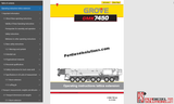 Grove Mobile Cranes GMK Series Service & Maintenance Manual PDF