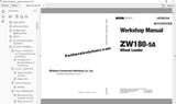 Hitachi Wheel Loader ZW-5B Series full Workshop Manual PDF