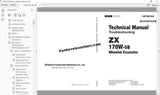 Hitachi Wheeled Excavator Workshop Manual Full Set PDF