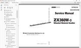 Hitachi Wheeled Excavator ZX-3 Series Service Manual PDF