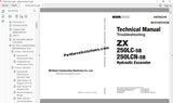 Hitachi Hydraulic Excavator ZX-5B Series full Workshop Manual PDF