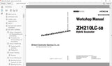 Hitachi Hybrid Excavator ZH Series full Workshop Manual PDF