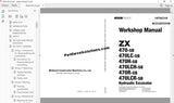 Hitachi Hydraulic Excavator ZX-5B Series full Workshop Manual PDF