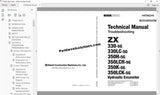 Hitachi Hidraulic Excavator ZX-5G Series Workshop Manual PDF