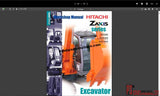 Hitachi Excavator ZX Series full Workshop Manual PDF