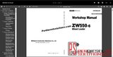 Hitachi Wheel Loader ZW-6 Series full Workshop Manual PDF