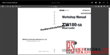 Hitachi Wheel Loader ZW-5A Series full Workshop Manual PDF