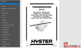 Hyster Forklift Claas 1 Electric Motor Rider Trucks [05.2020] Repair Manuals PDF