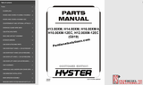 Hyster Forklift Trucks [11.2020] Repair Manual All Class PDF