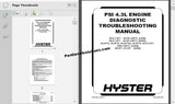 Hyster Forklift Class 4 Internal Combustion Engine Trucks [05.2020] Repair Manuals PDF