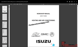 Isuzu 2007 MY TF Series Heating and Air Conditioning Workshop Manual