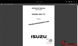 Isuzu Trucks Workshop & Service Manual All Models PDF