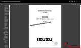 Isuzu Engine 6WF1-TC Common Rail Workshop Manual