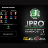 IPRO diagnostic software interface with vehicle diagnostics tools.
