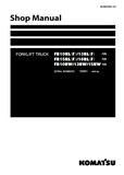 Komatsu Forklift Truck Shop and Service Manual 2022 PDF