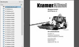 Kramer Allrad Wheel Loader & Telehandler Loader Spare Parts PDF