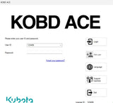 Kubota Diagnostic Software KOBD ACE