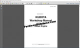 Kubota Tractor WorkShop Manual PDF