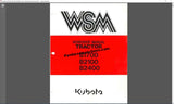 Kubota Workshop & Operator Manual Full Set PDF