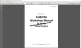 Kubota Workshop & Operator Manual Full Set PDF