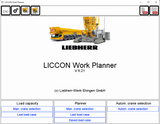 Liebherr LICCON Work Planner v6.26 Mobile & Crawler Crane 01.2025.