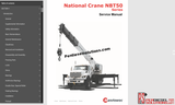 Manitowoc National Crane Full Service Manual PDF