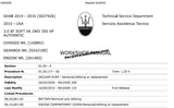 Maserati Ghibli 2014-2016 Parts Catalog & Workshop Manual PDF