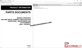 Agco Massey Ferguson NA [01.2021] Parts Books & Workshop Service Manuals