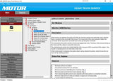 Computer screen displaying a technical manual for heavy truck service with a focus on air brakes.