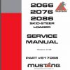 Mustang Heavy Equipment Service Manuals 2020 PDF