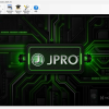 JPRO software interface with green and black color scheme
