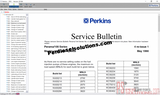 Perkins SPI2 Service Manual Parts Catalog 2023
