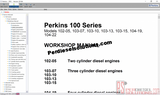 Perkins SPI2 Service Manual Parts Catalog 2023