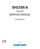 Sumimoto Hydraulic Excavator Service, Operator & Parts Manual PDF