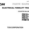 TCM Forklift Parts Catalog PDF