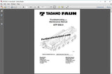 Tadano Cranes Operating, Parts, Service & Maintenance Manual PDF