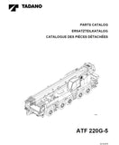 Tadano Mobile Crane Spare Parts Catalog [04.2021] All Models PDF