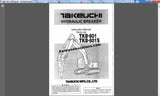 Takeuchi Service Manual – Service Training – Operator & Parts Manual