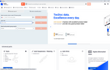 Webpage with TecDoc branding and product search interface