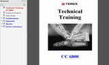 Terex Demag Mobile & Crawler Crane Part Manual and Service Manual PDF