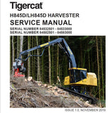 Tigercat Service Manual & Operator’s Manual 11.2025 PDF