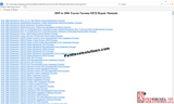 Toyota Cars Full Package Service Repair Manual & Diagrams